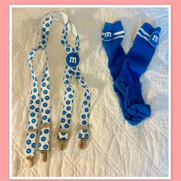 Spirit Halloween Adult M & M’s Blue Costume Kit - Picture 4 of 6